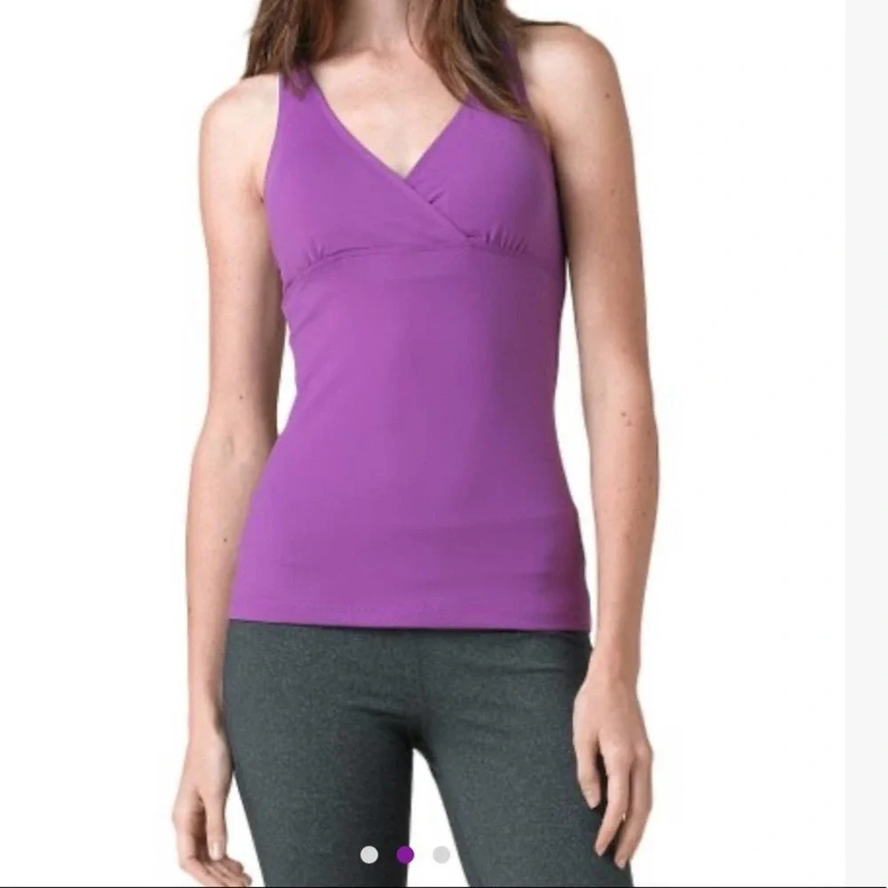 prAna Amethyst Hope Racerback Surplice Tank Top